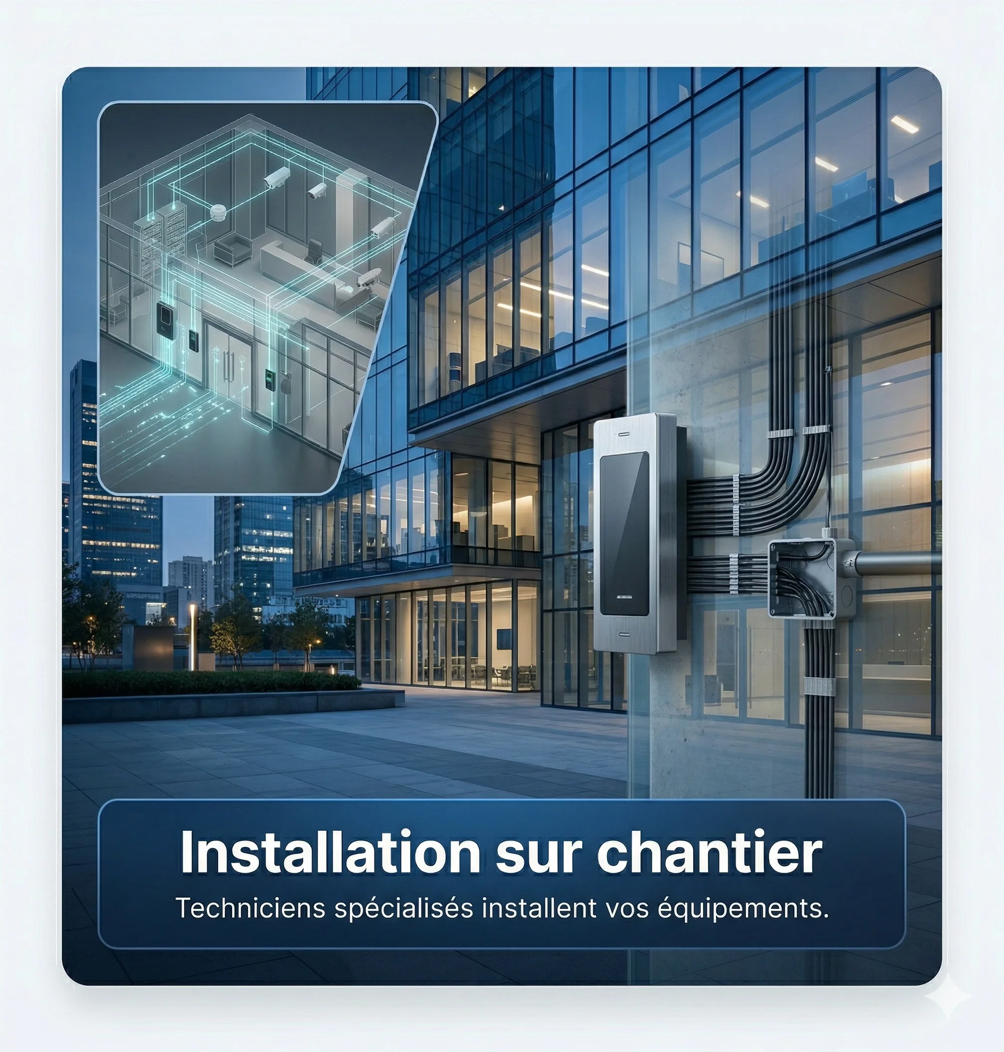 Installation sur chantier